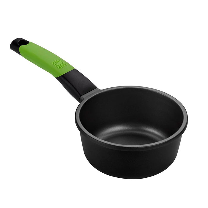 Bra Cazo Prior A121470,16cm,1.35l,Espesor 5.5mm,Aluminio Fundido,Teflon Antiadherente,Mango Recubierto Silicona