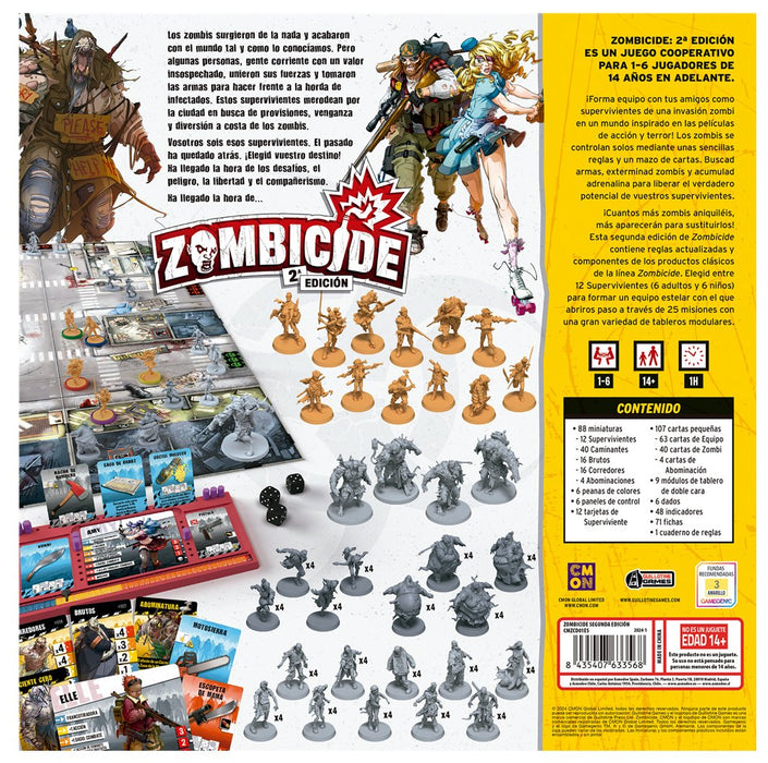 EAN 8435407633568 - Asmodee Zombicide Zombicide 2nd Edition 60 min Juego de mesa imagen 2