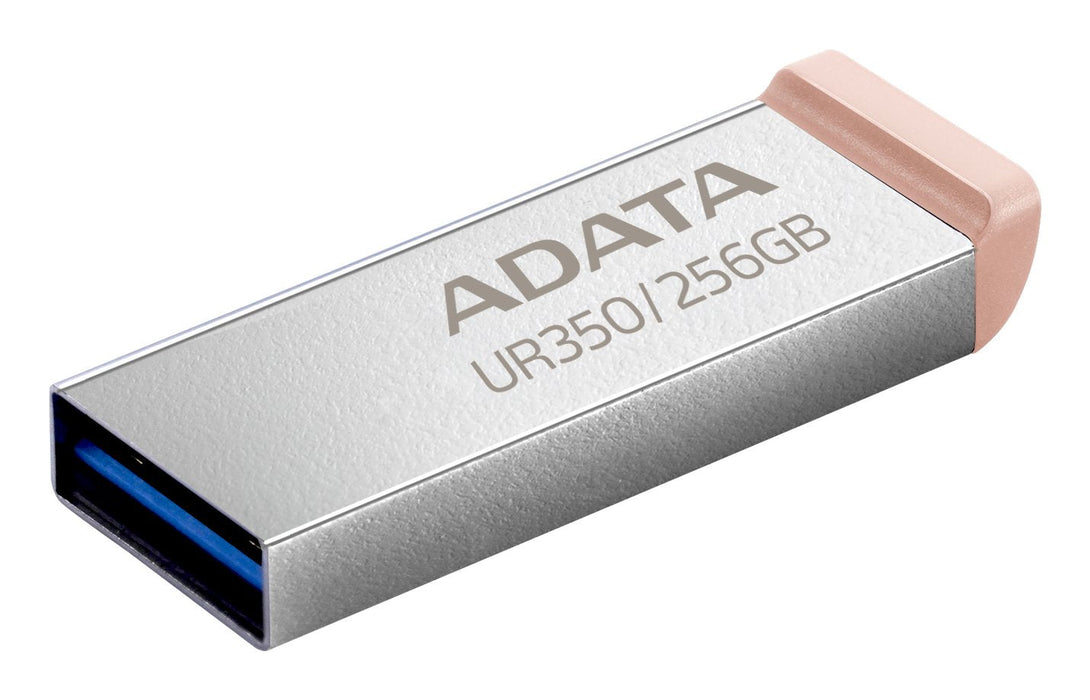 Adata Ur350-128g-Rsr/Bg, Lápiz Usb Níquel/Marrón