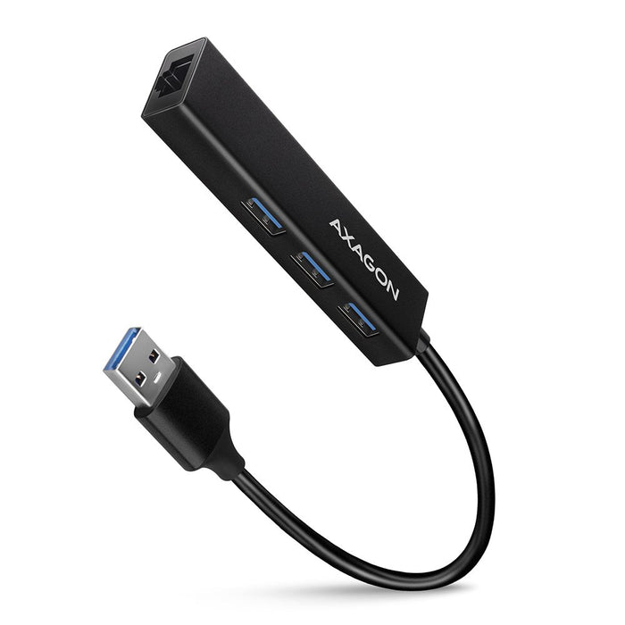EAN 8595247905598 - Axagon HMA-GL3A Multiport-Hub USB 3.0 Typ A Gbit-LAN 3x USB-A microSD Alámbrico USB 3.2 Gen 1 (3.1 Gen 1) imagen 1