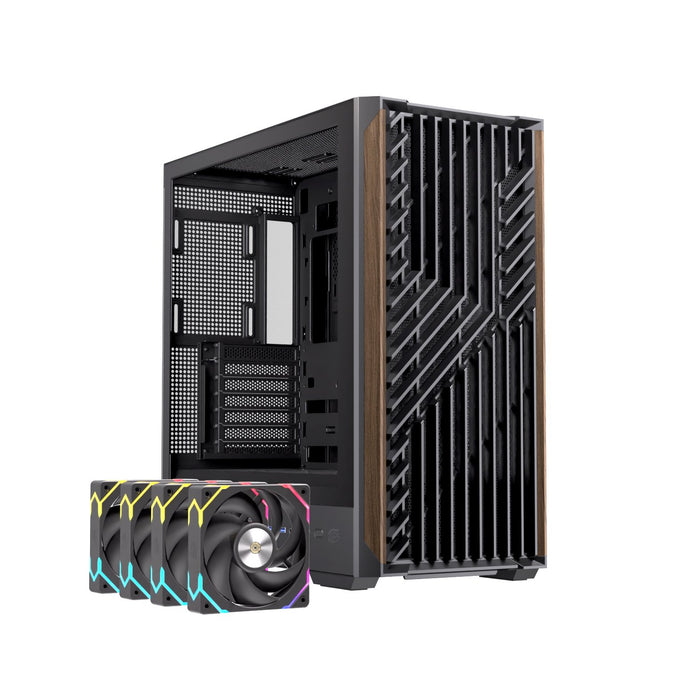EAN 6977277360059 - Einarex EXCS-PL-800R-B carcasa de ordenador Midi Tower Negro imagen 2