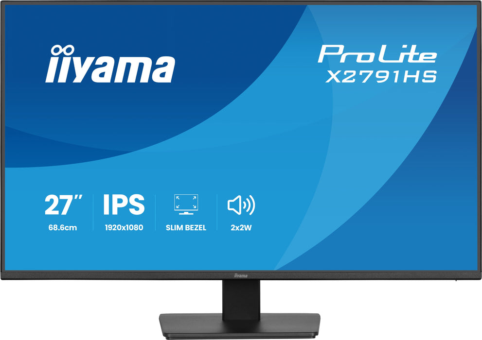 EAN 4948570127412 - iiyama ProLite X2791HS-B1 pantalla para PC 68,6 cm (27") 1920 x 1080 Pixeles Full HD LED Negro imagen 3