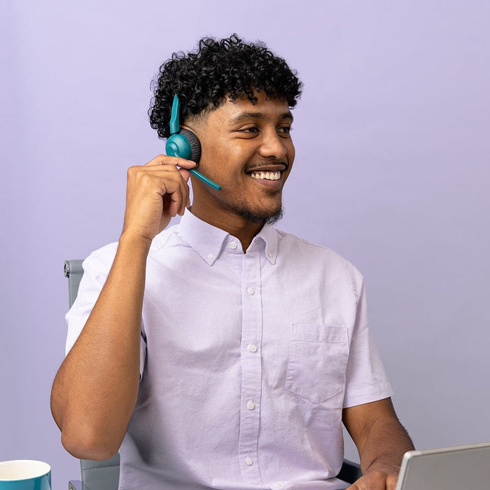 Jlab Go Work Pop Wireless Headphones Teal Cablelos