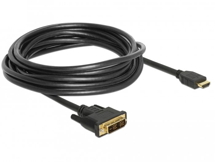 Delock 85586 Cable Hdmi A Dvi 18+1 Bidireccional 5 M