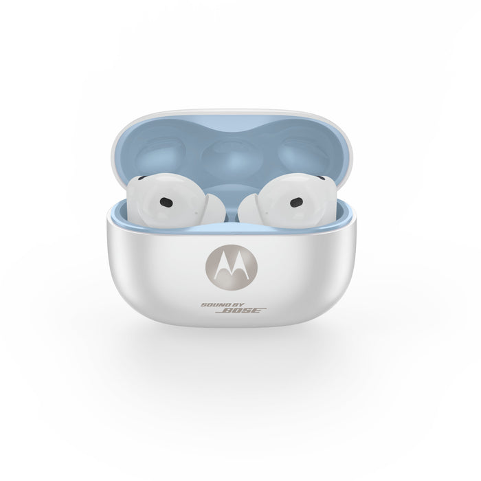 Motorola Moto Buds 2 Plus Auriculares Inalámbricos Con Micro En Oreja Bluetooth Cancelación De Sonido Activo Pantone Cool White