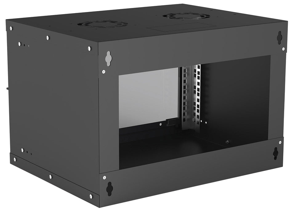 EAN 0766623714143 - Intellinet 714143 armario rack 6U Bastidor de pared Negro imagen 2