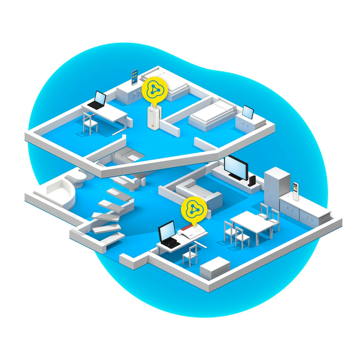EAN 4023125027895 - Powerline FRITZ! 1260 1200 Mbit/s Ethernet Wifi Blanco 1 pieza(s) imagen 3