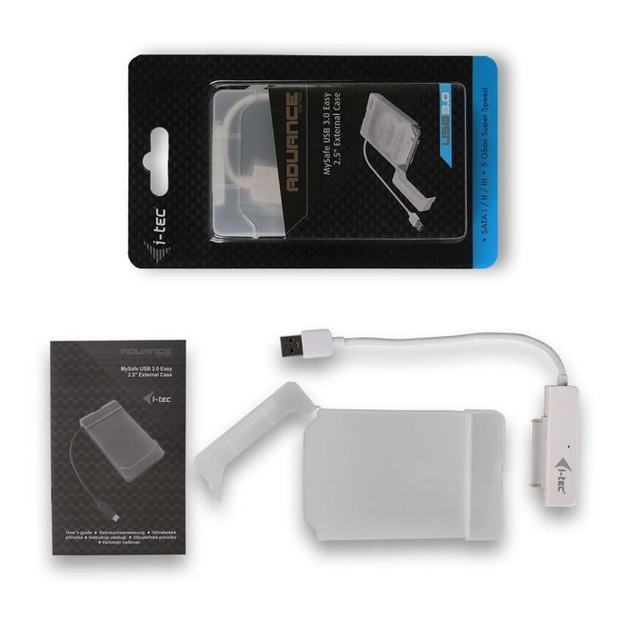 EAN 8595611701160 - i-tec MYSAFEU314 caja para disco duro externo Carcasa de disco duro/SSD Blanco 2.5" imagen 7