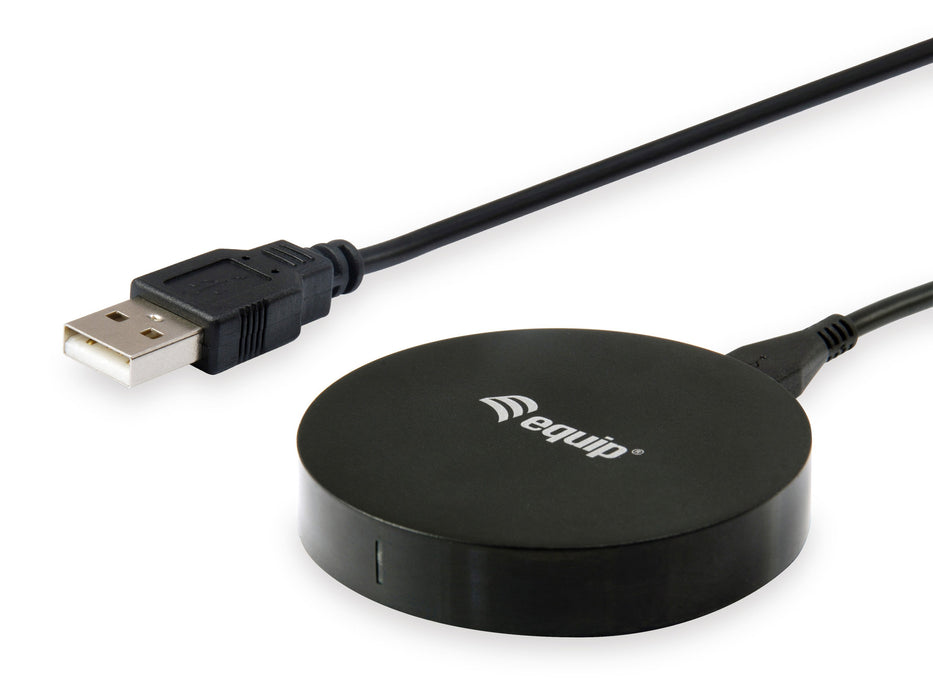 EAN 4015867208885 - Equip 245500 cargador de dispositivo móvil Smartphone Negro USB Cargador inalámbrico Carga rápida Interio imagen 1