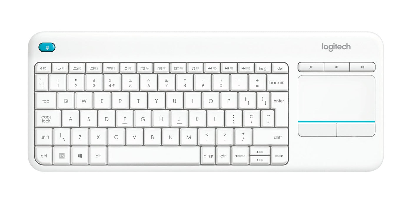 EAN 5099206059436 - Logitech 920-007146 teclado Hogar RF inalámbrico QWERTY Internacional de EE.UU. Blanco imagen 1