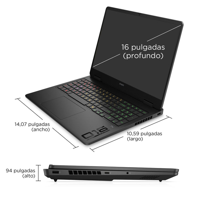 EAN 199251388613 - HP OMEN Gaming 16-am0039ns Intel Core Ultra 7 255H Portátil 40,6 cm (16") 2K 32 GB DDR5-SDRAM 1 TB SSD NVI imagen 7