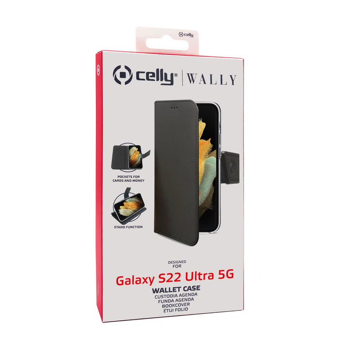 EAN 8021735194132 - Celly Wally funda para teléfono móvil 17,3 cm (6.8") Funda cartera Negro imagen 4