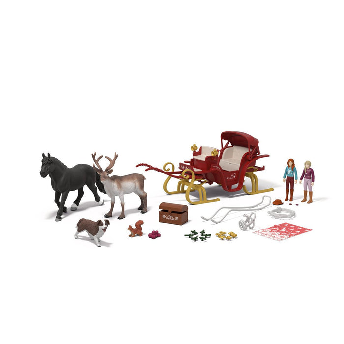 Schleich Schleich Gr. Adventsk. Horse Club - Weihnachtl. Schlittenf. 99179