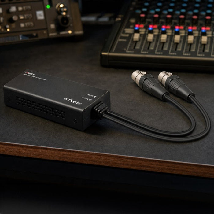 2ch Xlr Audio To Dante  Encoder