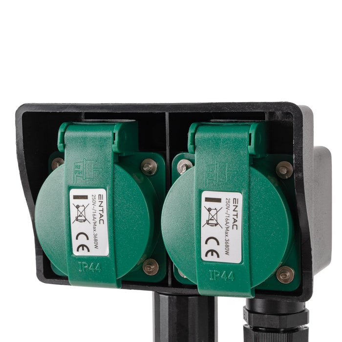 Entac Gartenmeckdose Con Erdspiess Ip44 2fach 5m