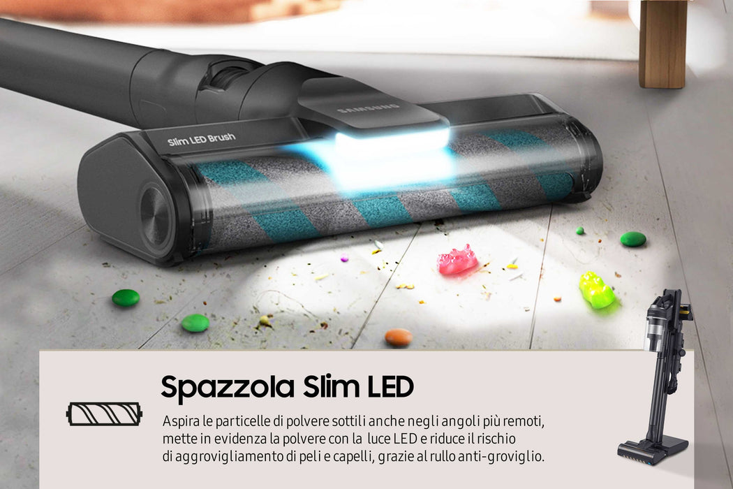 Aspiradora  Samsung Vs20c9554tk Escoba Batería Secar Ciclónico Sin Bolsa 0,8 L 580 W Negro