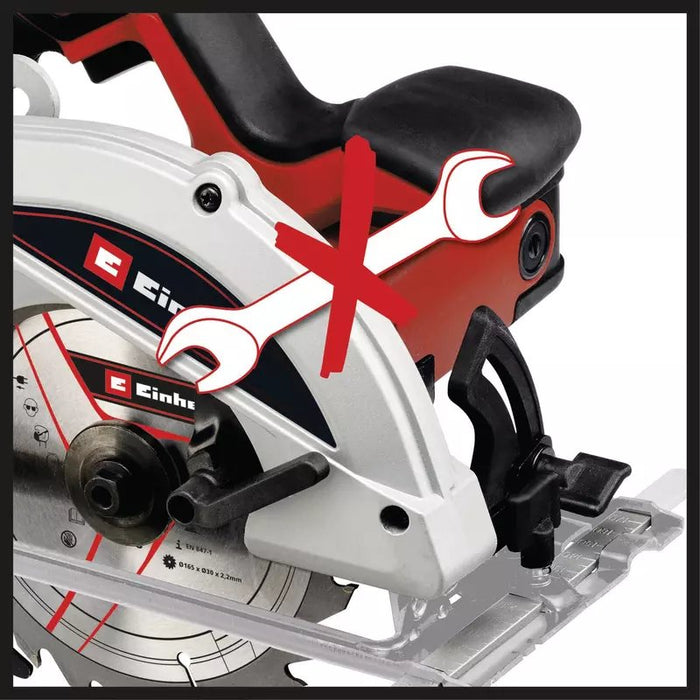 EAN 4006825649352 - Einhell TC-CS 1250 16,5 cm Negro, Rojo 5500 RPM 1250 W imagen 3