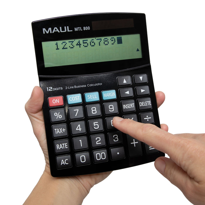 EAN 4002390085595 - MAUL MTL 800 calculadora Escritorio Pantalla de calculadora Negro imagen 6