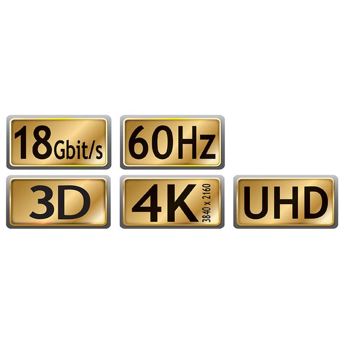 Geeignet Para Datenraten Hasta 18 Gbit S, 60hz, 3d, Uhd 4k, 1,5 M, Cable - Ø 6 Mm, Awg30