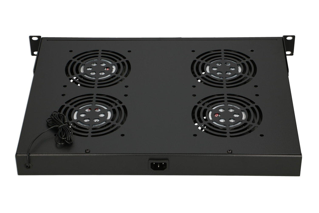 Extralink 19" Rack Mount Fan Panel (4 Fans)