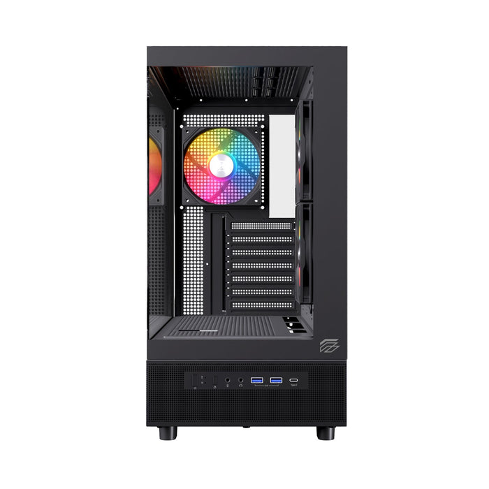 EAN 6977277367256 - Einarex EXCS-PR-500R-B carcasa de ordenador Midi Tower Negro imagen 8