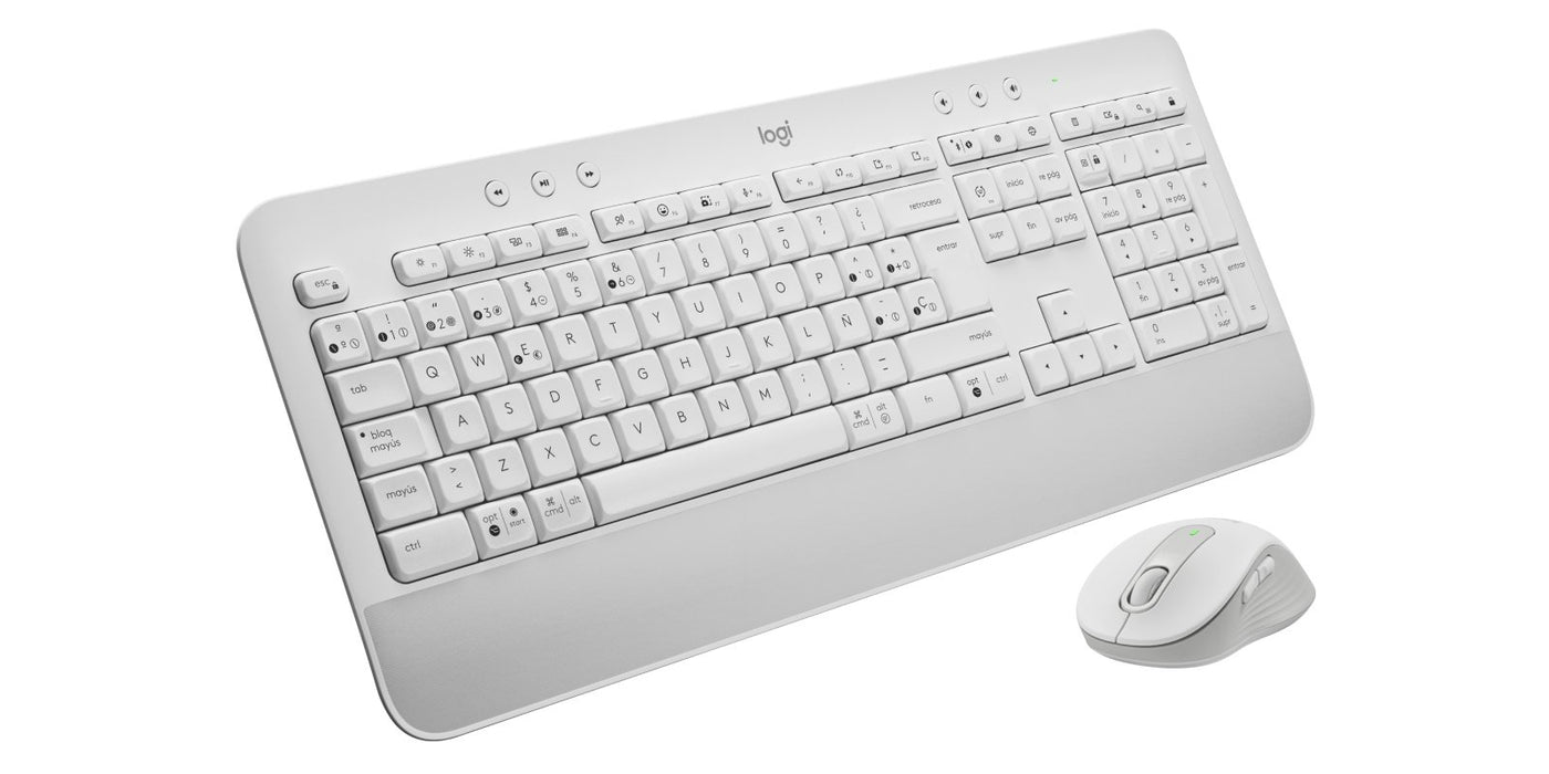 EAN 97855179692 - Logitech 920-011019 teclado Ratón incluido Oficina Bluetooth QWERTY Español Blanco imagen 2