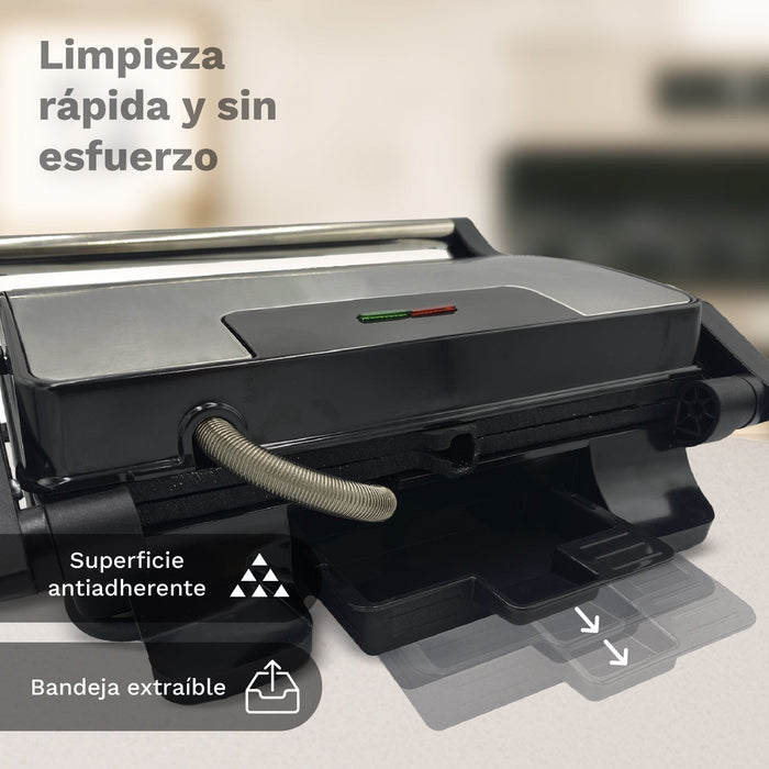 Grill Eléctrico Grunkel Grl-Marble 1000w Tamaño 230*145mm