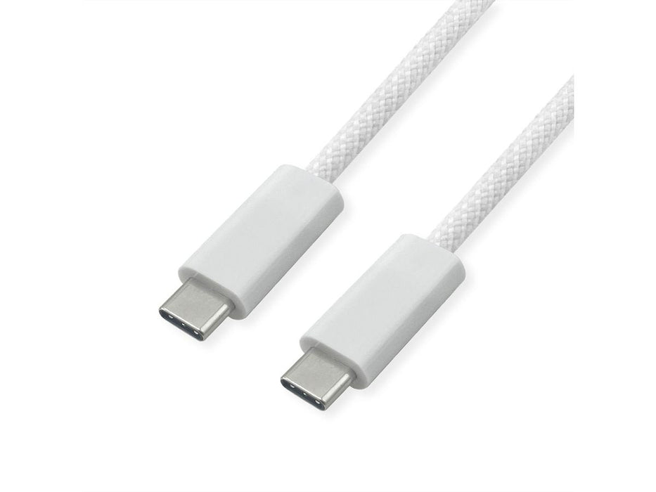 Roline Usb4 Gen3x2 Cable, C?C, St St, 8k Uhd-2, 40gbit S, 240w, Wei, 1 M