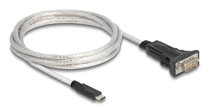 Delock Adapter Usb 2.0 Type-C Zu 1 X Seriell Rs-422 485 Stecker Mit 6 Pin Terminalblock 5 V 2 M