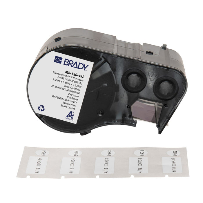 EAN 888434593219 - Brady 170894 etiqueta de impresora Negro, Blanco imagen 1