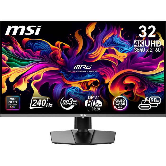 Msi Mpg 322urx Qd-Oled - 31.5"  Qd-Oled  4k Uhd  0.03ms  240hz