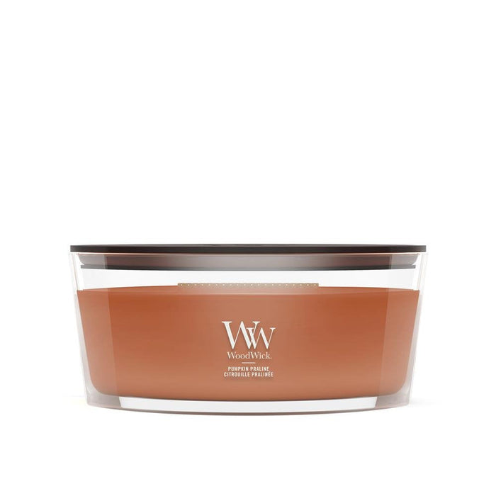 Woodwick Pumpkin Praline Vela Elipse Calabaza Marrón 1 Pieza(S)