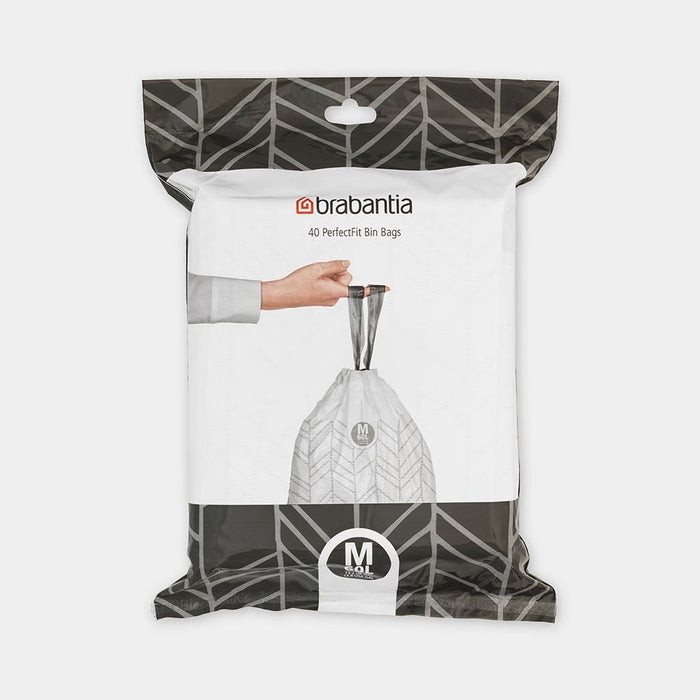 EAN 8710755138829 - Brabantia 138829 bolsa para basura 60 L Blanco 40 pieza(s) imagen 1