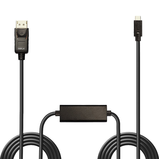 EAN 4002888433051 - Lindy 43305 adaptador de cable de vídeo 5 m USB Tipo C DisplayPort Negro imagen 2