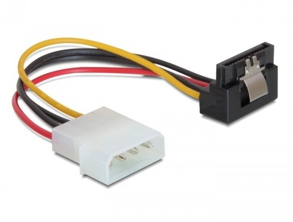 Delock Cable Power Sata Hdd Metal Clip  4 Pin Macho Angulo