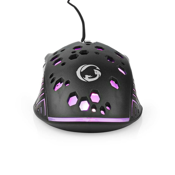 EAN 5412810411276 - Nedis GMWD410BK ratón Juego mano derecha USB tipo A Óptico 7200 DPI imagen 2