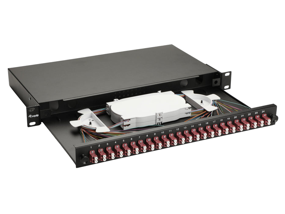 Equip Lwl-Spleisskamen 24-Port Lc-Duplex Om4 1u Komplett Sw