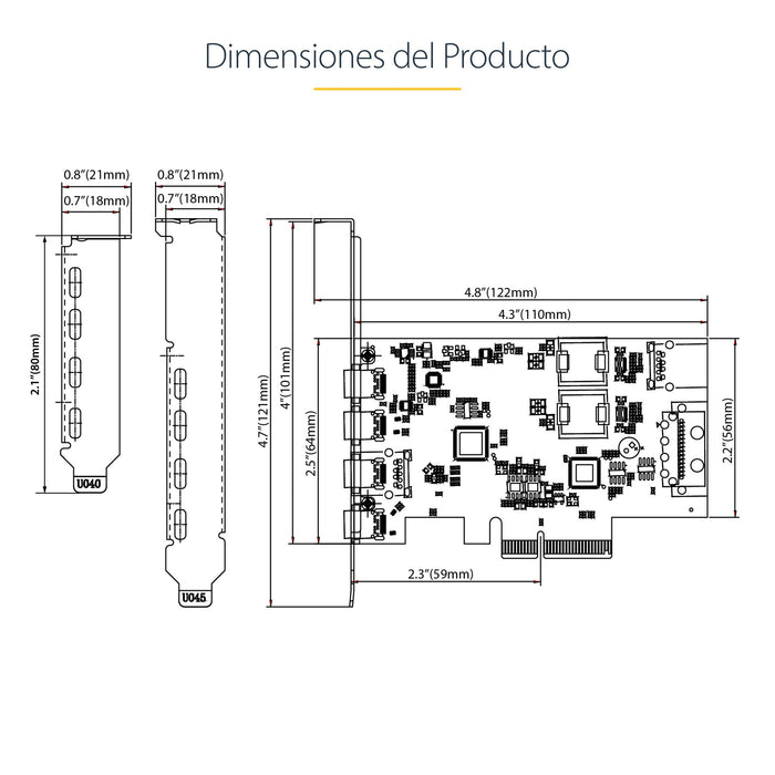 EAN 0065030909174 - StarTech.com PS4C3IA3-USB-C-CARD tarjeta y adaptador de interfaz imagen 13