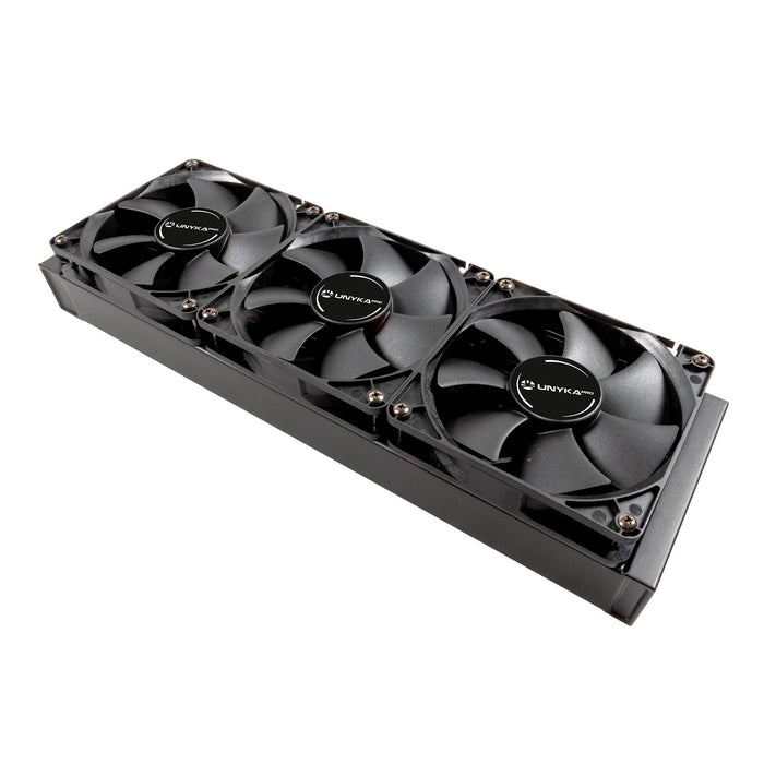 Refrigeracion Liquida Cpu Unykach Aquasphere Pro 360 Trx4  - 3 Ventiladores De 120mm Y 2000rpm - Diseã±Ada Para