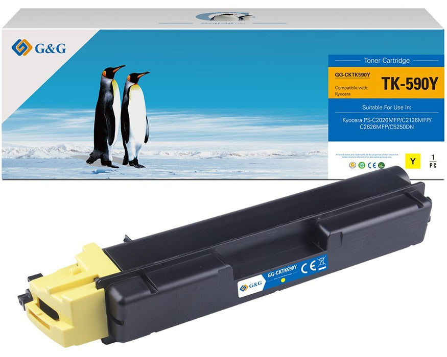 G&G Toner Compatible Con Kyocera Tk590y 1t02kvanl0
