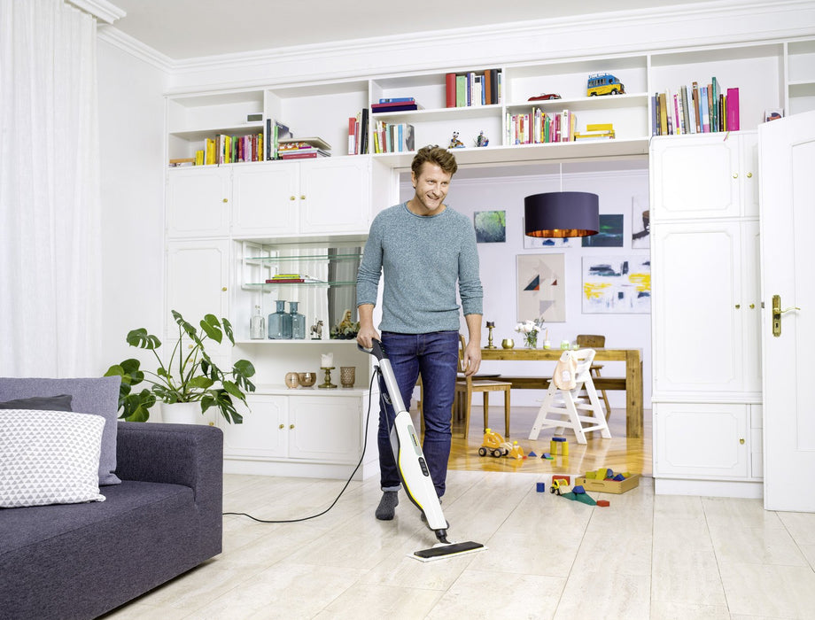 EAN 4054278974774 - Kärcher SC 3 UPRIGHT Fregona a vapor 0,5 L 1600 W Negro, Blanco imagen 3