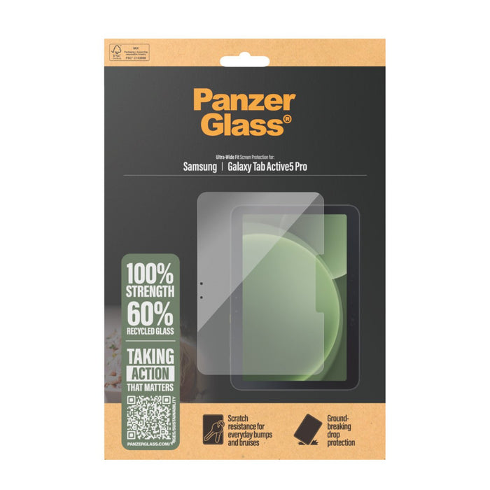 Panzerglass Screen Protector Samsung Galaxy Tab Active5 Pro  Ultra Wide Fit