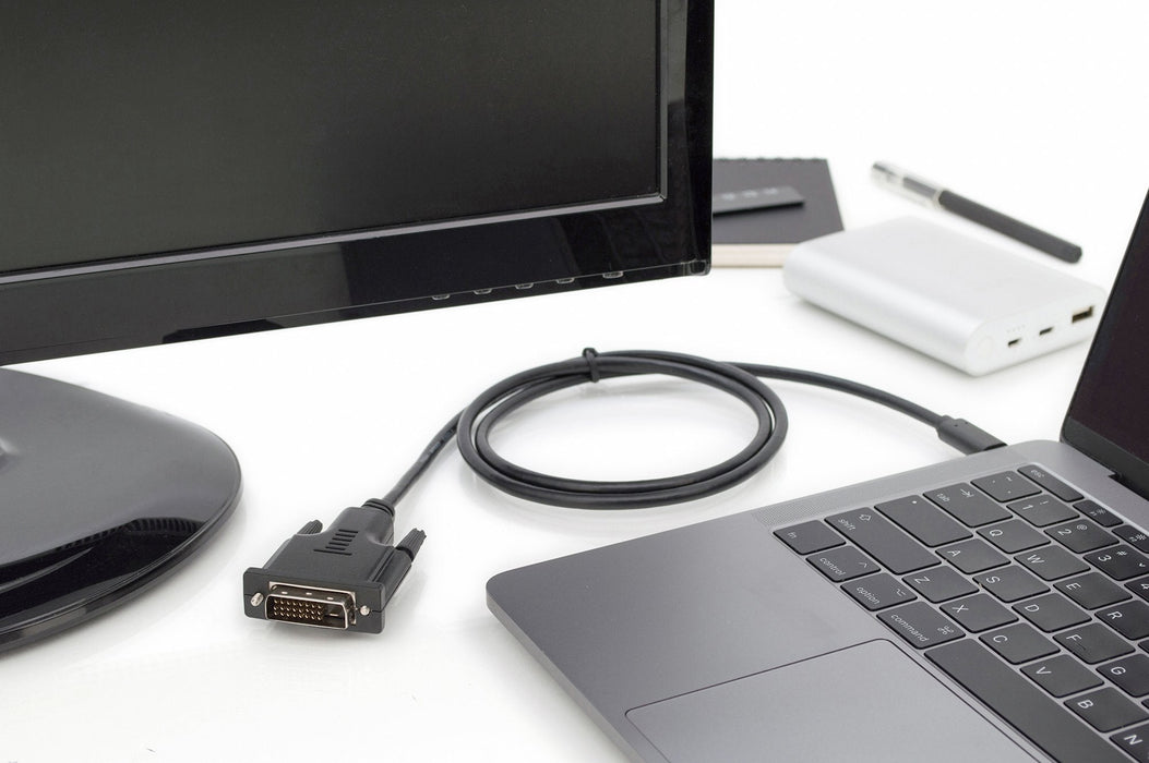 Digitus Cable Usb-C A Dvi Macho/Macho 2m Negro