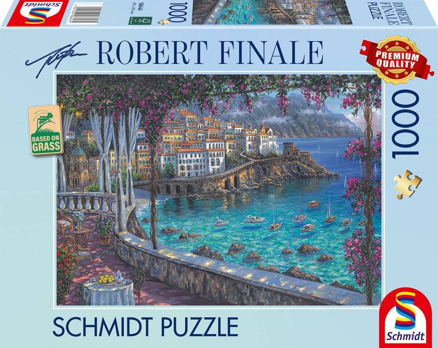 Schmidt Spiele Robert Finale: Costa De Amalfi, Rompecabezas De 1000 Piezas 58646