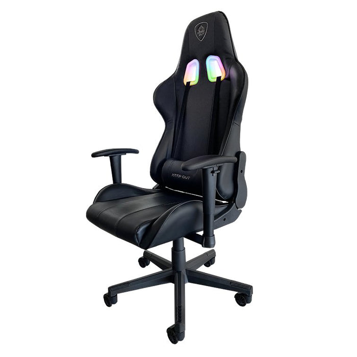 EAN 8435099529057 - KeepOut XSRGB-RACING silla para videojuegos Silla para videojuegos universal Asiento acolchado Negro imagen 13