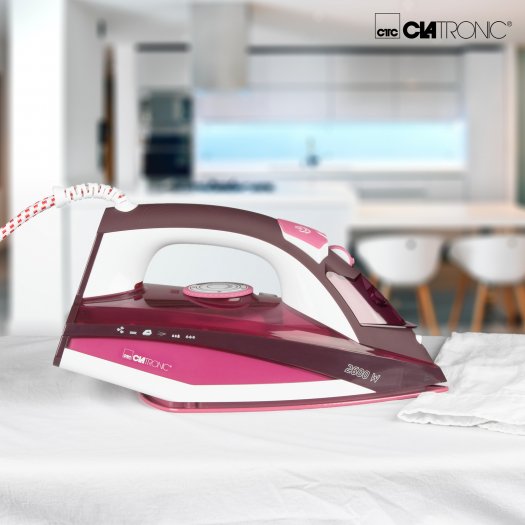 EAN 4006160638578 - Clatronic DB 3705 Plancha a vapor Suela de cerámica 2600 W Rosa imagen 4