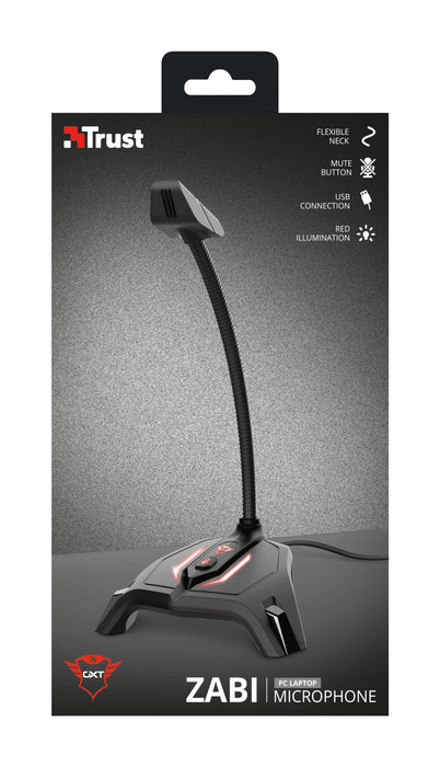 EAN 8713439238006 - Trust GXT 215 Zabi Negro Micrófono para PC imagen 4