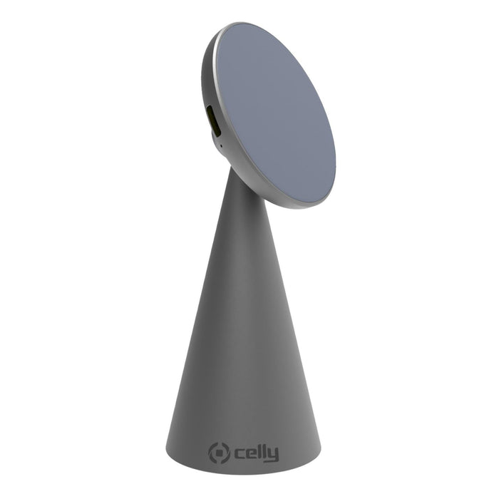 EAN 8021735198765 - Celly MAGSTANDCHARGE cargador de dispositivo móvil Smartphone Plata USB Cargador inalámbrico Interior imagen 2