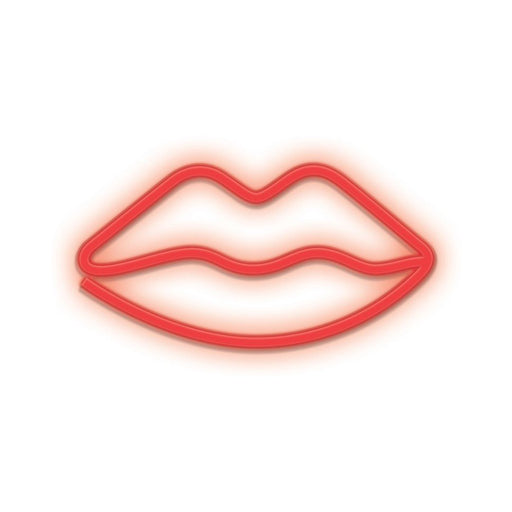EAN 5900495949332 - Forever Light Neon LED Light LIPS red Bat + USB FLNEO8 Figura iluminada decorativa imagen 1