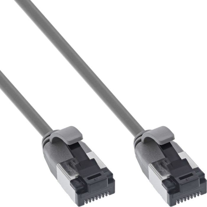 Inline® Cable De Red Slim, U/Ftp, Cat.8.1, Tpe Halogen-Free, Grey 3m